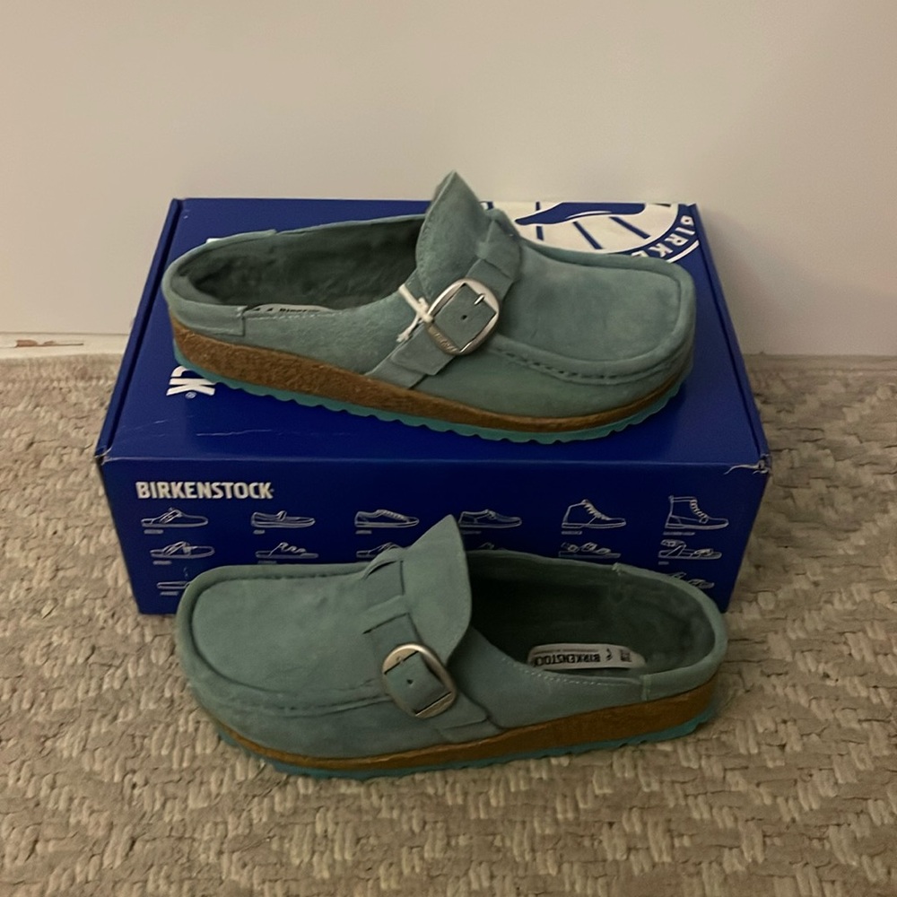Birkenstock Buckley Shearling beryl women’s 7 hh